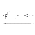 LED-Band, IP20, 8 mm, 60 LED/m