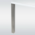Pied de table carré 60 mm