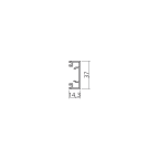 Parclose intermédiaire V70