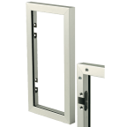 Profil cadre de porte aluminium usiné