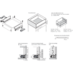 LÉGRABOX BLUMOTION / TIP-ON BLUMOTION inox hauteur K