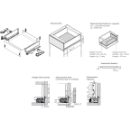 LEGRABOX BLUMOTION / TIP-ON BLUMOTION inox hoogte K