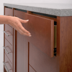 Kugelgelagerter Vollauszug Touch Release 45 kg