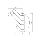 Patère articulée