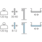 Set für Schiebetür