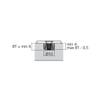 Insert Expando T pour porte fine