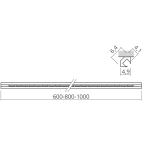 Micro LED 45° opbouwstrip 12 V