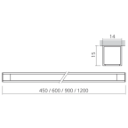 LED opbouwlichtlijst 12 V