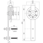 Laufrollen WHEEL