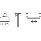 Garnitur JUNIOR 80/Z für 1 Tür