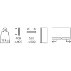 Schwenktürbeschlag MOTION-VS