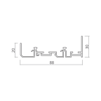 Rail haut PS48