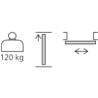 Garnitur JUNIOR 120/A für 1 Tür