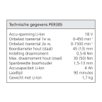 Draadloze schroefboormachine T18+3 Plus