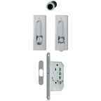 Ensemble rectangulaire fermeture porte coulissante