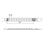 LED strip IP20 5 mm 120 LED's/m