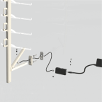 Kit pour colonne Mino, Alumina & Talle 2 télécommandée