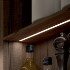 LED inbouwlichtlijst 12 V wit aanpasbaar KENDO BLACK