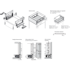 LEGRABOX free BLUMOTION / TIP-ON BLUMOTION zijdewit mat hoogte C