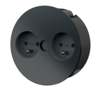 Einbau-Block mit 2 Steckdosen TWIST