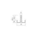 Crémaillère simple perforation SWIFT