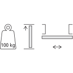 Complete set voor schuifdeur BASIC TOP