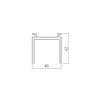 Set pour rail de roulement démontable Junior 40
