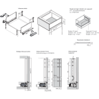 LEGRABOX BLUMOTION / TIP-ON BLUMOTION carbon zwart hoogte F