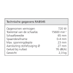 Eénhandschaaf EHL 65