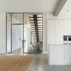 Magnetische snapper voor glasdeur