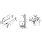 Fronthouderset binnenvoorraadlade antaro hoogte C