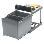 Poubelle tri sélectif sortie totale 32 L