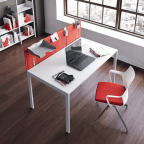 Paire de fixations pour panneau individuel