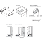 LÉGRABOX TIP-ON inox hauteur C