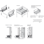 LEGRABOX free TIP-ON Edelstahl Höhe C