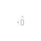 Tube ovale