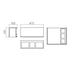 Behälter sideBOX, vielseitig verwendbar, für Auszug LEGRABOX
