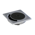 Draadloze oplader voor smartphone en kabeldoorvoer