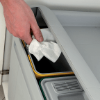Poubelle coulissante tri sélectif 50 L