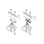 Set Fußpedal für automatisches Öffnen von Auszügen