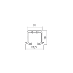 Bovenrail Clipo 26/36