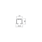 Bovenrail Clipo 26/36