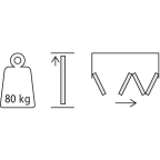 Garnitur VARIOFOLD 80/H