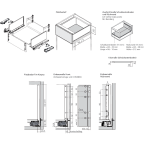 LEGRABOX BLUMOTION / TIP-ON BLUMOTION seidenweiß matt Höhe F