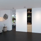 Garniture 1 porte Junior 80/B (mod.) vis longue