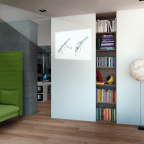 Garniture 1 porte Junior 80/B (mod.) vis longue
