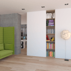 Garniture 1 porte Junior 80/B (mod.) vis longue