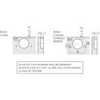 Charnière CLIP top à 170° pour porte en applique