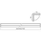 LED hoek lichtlijst 12 V CORNER
