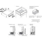 LEGRABOX BLUMOTION / TIP-ON BLUMOTION oriongrau matt Höhe K